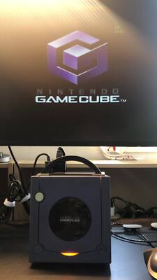 Nintendo Game cube GC Console purple Tested working please read