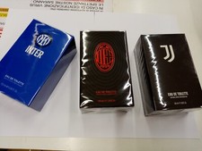 Calcio profumo uomo  eau de toilette aromatico  spray 100ml INTER MILAN JUVE