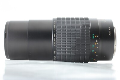 EXC+5 / Hood】 Mamiya 645 Macro MF 120mm F4 Tepephoto Prime Lens