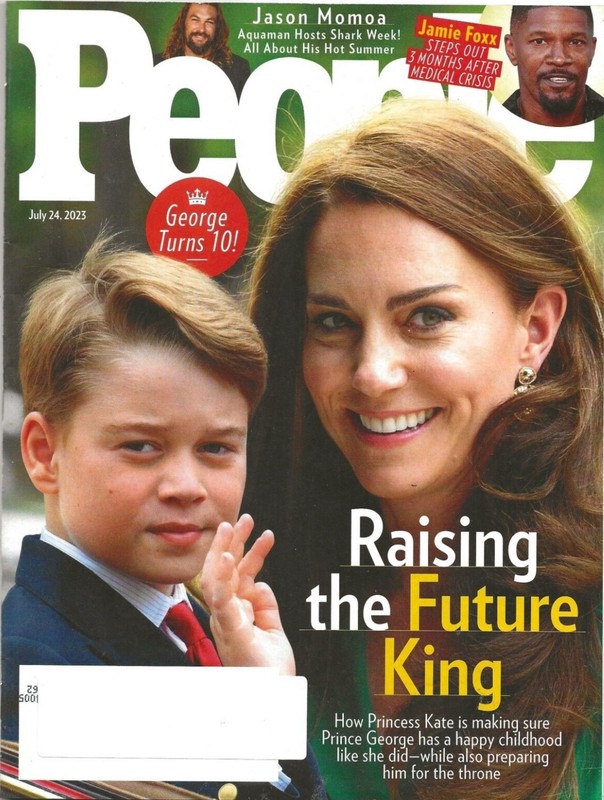 PEOPLE JULY 24, 2023 - RAISING THE FUTURE KING  PRINCESS KATE & PRINCE GEORGE