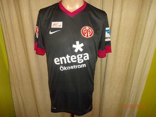 FSV Mainz 05 Nike Spieler/Matchworn Trikot 2013/14 "entega" + Nr.9 Polter Gr.M - Picture 5 of 5