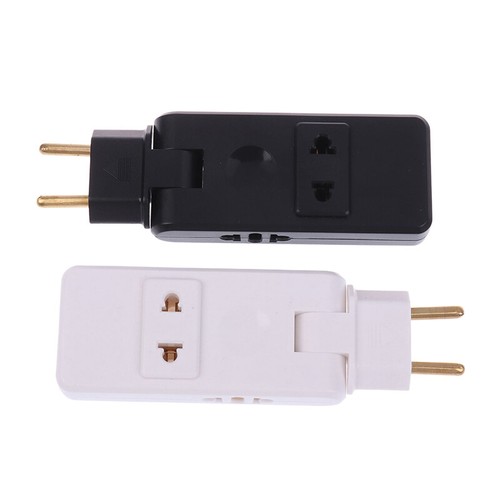 1PC 4 In 1 Wall Outlet Extension EU Electrical Socket 180 Degree Plug Adapter - Photo 4/13