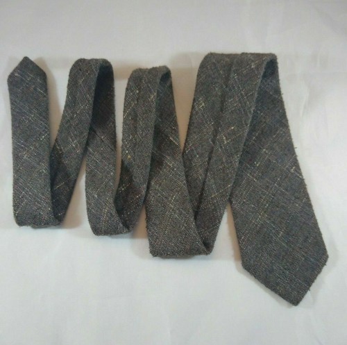 Vintage Necktie Wool Tie London 400 Ltd Multi-tone Grays - 第 11/12 張圖片