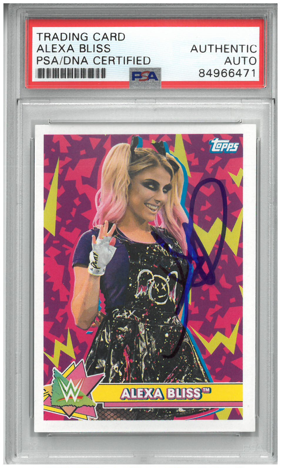 WWEカードPANINIアレクサ・ブリスIMMACUTEシャツレリック