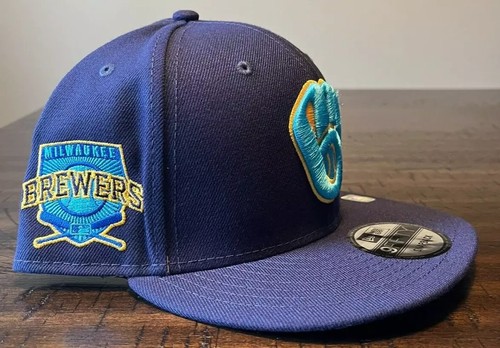 Milwaukee Brewers New Era 2023 MLB Father's Day 9FIFTY Snapback Hat Men's Dad - 第 3/10 張圖片