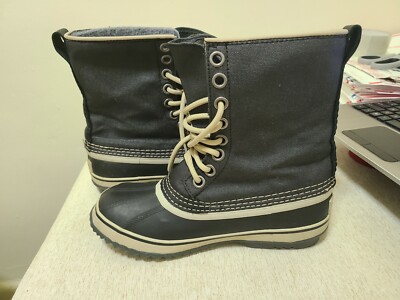 SOREL 1964 Premium Cvs Black/Fossil Waterproof Boots Size