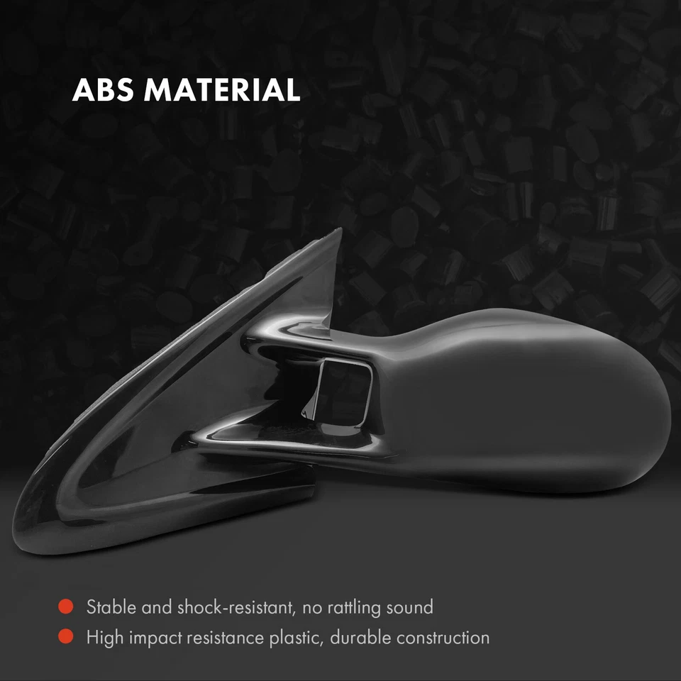 Espejo retrovisor eléctrico negro del lado del conductor con calefacción para Chrysler Cirrus Dodge Stratus 95-00 Foto 3 de 4