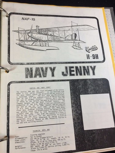 ASSORTED LOT OF VINTAGE AIRPLANE MODEL KITS INSTRUCTIONS IN A BINDER  - Picture 5 of 12