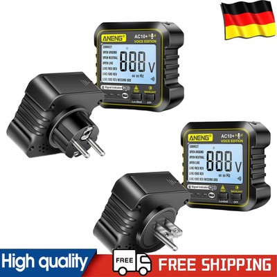 Multi-function Socket Tester LCD Display Digital Voltage Detector for US/EU Plug
