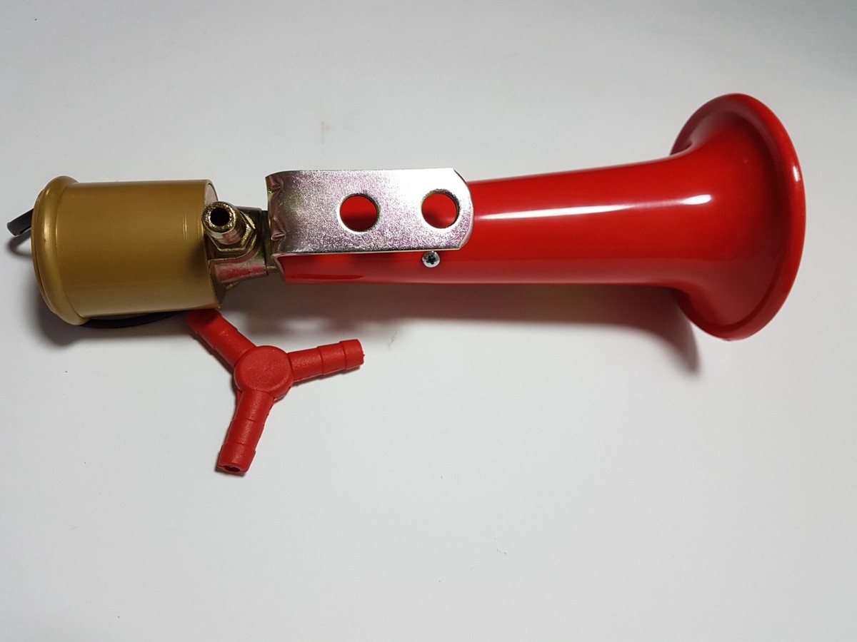 24V 130dB AIR HORN CORPO METALLICO PER CAMION DAF SCANIA MAN - Foto 8