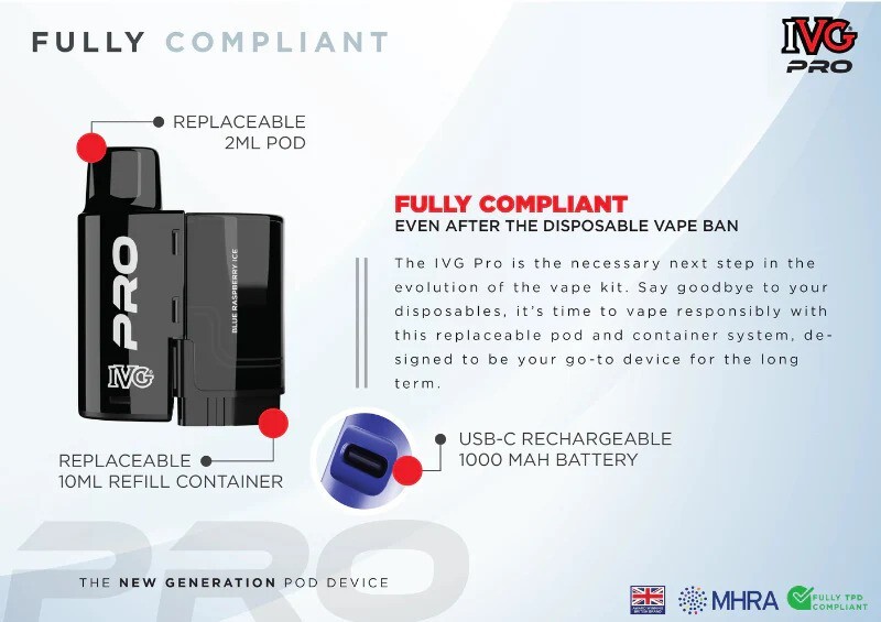 IVG Pro 12 Prefilled Refill Pods | 20mg Nic Salt | 10,000 Puffs | E-Cig | Re-Use | eBay UK IVG Pro 12 Prefilled Refill Pods | 20mg Nic Salt | 10,000 Puffs | E-Cig | Re-Use | eBay UK