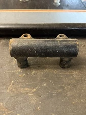 Harley OEM Panhead Shovelhead Ironhead Handlebar Clamp Riser Two Piece Bar 408F