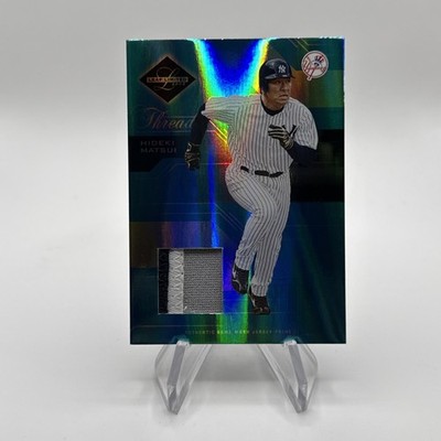 Hideki Matsui 2005 Leaf Limited Threads Game Worn Jersey 3 CLR #’d /100 Yankees