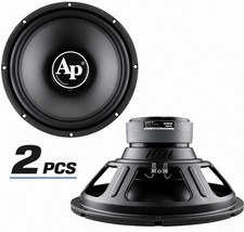 2 x Audiopipe TS-PP2-15 15" Subwoofer 1500W Max 500W RMS 4 Ohm Audio Coche