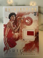 2024-25 Panini Origins Zaccharie Risacher Originations Rookie Patch