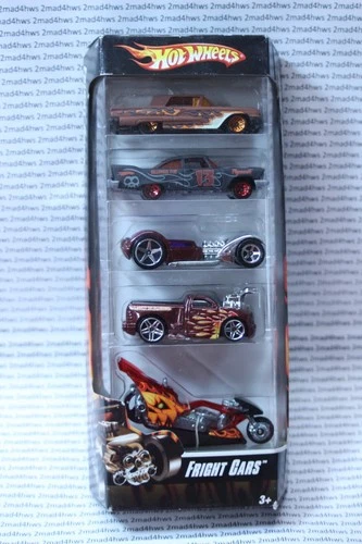 '07 Hot Wheels FRIGHT CARS 5-pack HALLOWEEN L7883 t-bird Fury Ford FREE SHIP