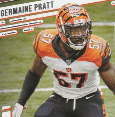 Germaine Pratt 2021 Panini Prestige 74 Bengals High Point Central Bison Wolfpack