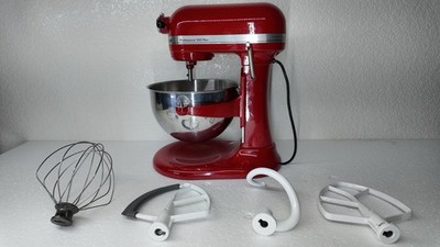KitchenAid Pro 550 Plus Stand Mixer 5.5 Qt Red KV25MEXER5 Bowl