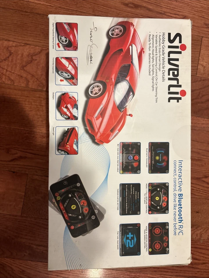 SilverLit Bluetooth interativo R/C Enzo Ferrari vermelho - Novo - Imagem 4 de 4