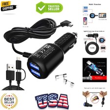 Car Charger for Garmin Nuvi, Garmin GPS Charger Cable,Mini USB Power Cord Cab...