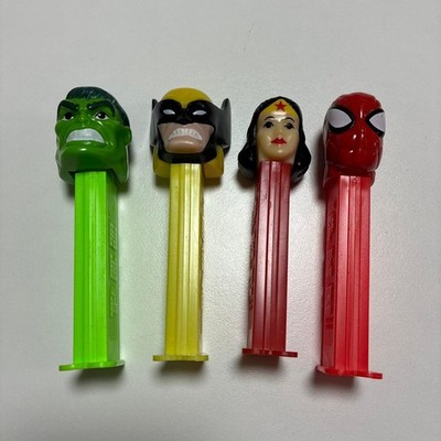 PEZ Marvel DC Collectible Assortment Bulk Sale Mixed Characters Set Bundle