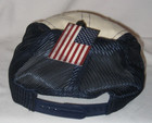 Embroidered Flag Patch Canvas and Mesh Baseball Cap - New — photo 2