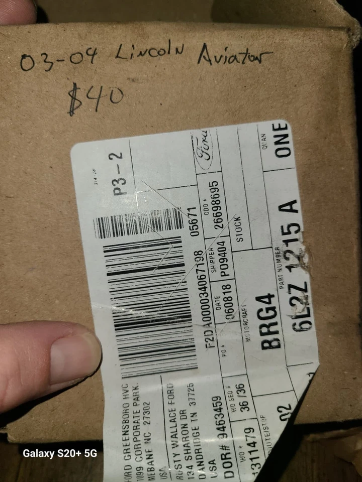 Cojinete de aviador Lincoln 2003 a 2004 Foto 2 de 4