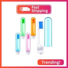 Patelai 8 Pieces Travel Toothbrush Set, Soft Bristle Mini Foldable Tooth Brush w