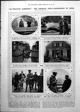 Old German Arch-Aggressors Exile German Officers Car Find Mines 1919 20th