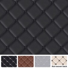 Diamond Quilted Pu Leather 6mm Foam Backed Car Seat Headliner Upholstery By Yard Diamond Quilted Pu Leather 6mm Foam Backed Car Seat Headliner Upholstery By Yard