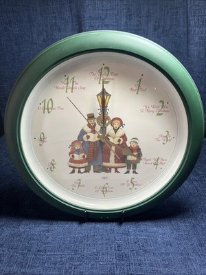 Musical Christmas Clock  8  VTG Tozai 12 Carols Songs On The Hour