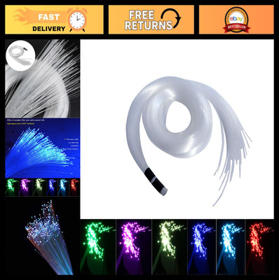 50pcs Fiber Optic Light Cable 9.8ft PMMA Plastic for LED Star Ceiling Kit