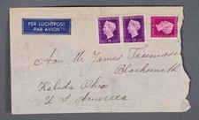 MayfairStamps Netherlands 1949 Rotterdam to Kalida OH Air Mail Cover aaw_77357