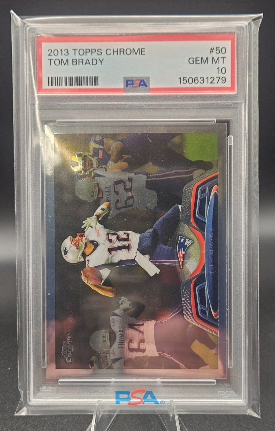 2013 Topps Topps Chrome White #50 Tom Brady front