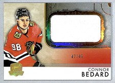 Connor Bedard 2023-24 UD The Cup Rink Gallery Rookie Jersey /49 #RGCB-V3 Chicago