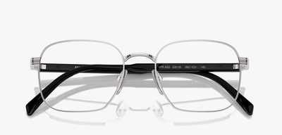 New Prada Reading Glasses VPR A55 1BC-1O1 53-19 145 Silver &Black