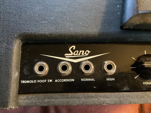 VINTAGE 1960'S SANO GUITAR ACCORDION AMP Model 16R,ULTRASONIC RARE
