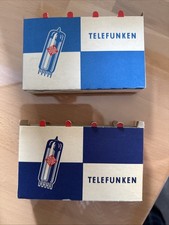 2x Telefunken Röhrenkarton / Leerkarton OVP ...