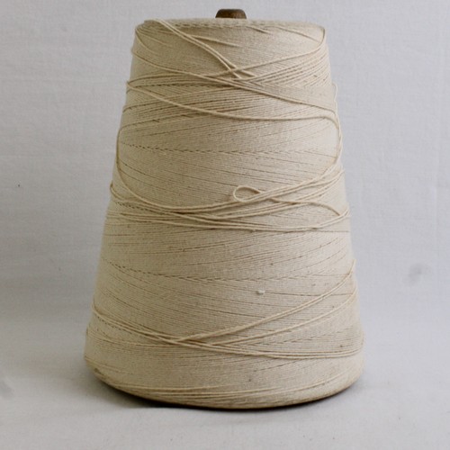 Natural Jute Twine on Industrial Cone Bemis Bros 6-Ply Cream Color
