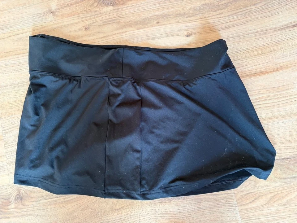 adidas Damen Climalite Tennisrock mit Hose Gr. XL 46/48 -schwarz - Bild 2 von 3