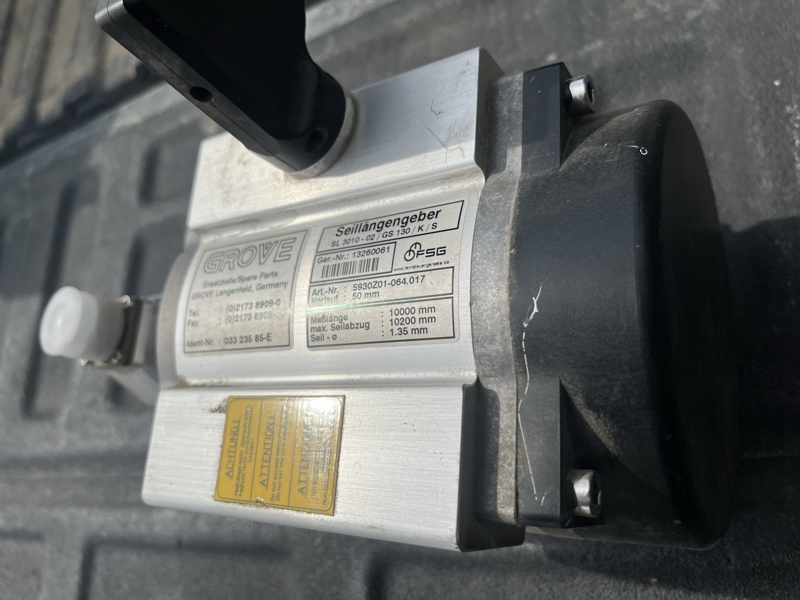 Grove Rope Lenght  Indicator