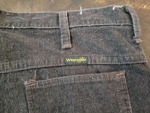 Vintage 70s Wrangler Corduroy Pants Mens 38x34 Brown Straight Leg Retro Casual by Wrangler, $32.96 - Photo 7