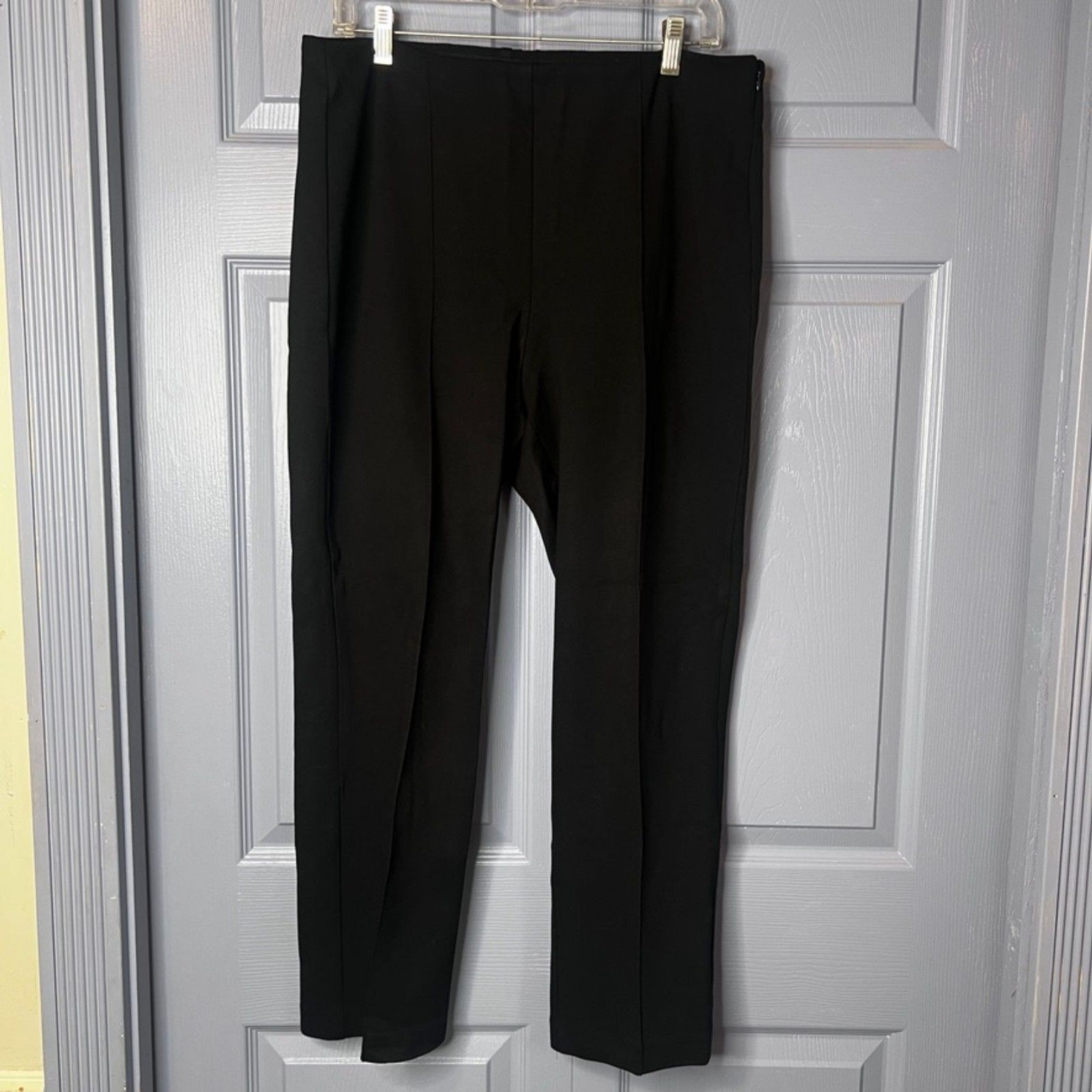 Chicos Basic Pull On Straight Leg Ponte Dress Pan… - image 2