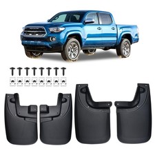 Kinwrdsn All-Weather Mud Flaps Splash Guards for 05-15 Toyota Tacoma Front