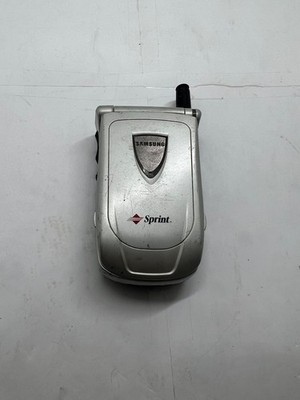 Samsung SCH-8500 1999 Sprint Pcs Dual Band Flip Phone Vintage Untested