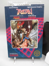 Nintendo NES TROJAN videogioco completo quasi nuovo gioco