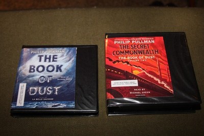 Lot of 2 CD Audio Books by Philip Pullman - Book of Dust Volume 1 & 2