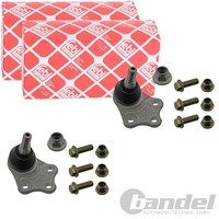 2X febi bilstein Traggelenke Vorne Beidseitig Passend FÜR Land Rover Freelander