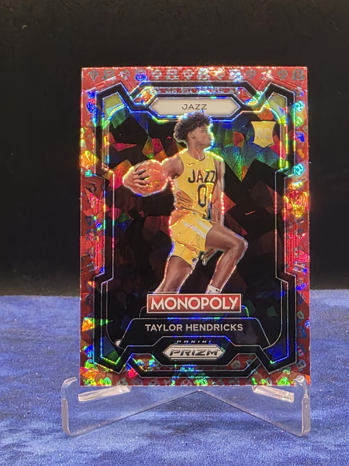 2023-24 Panini Prizm Monopoly - Taylor Hendricks #86 Free Parking Prizm (RC)