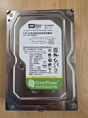 Western Digital Green 160GB HDD   WD1600AVVS